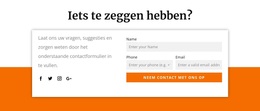 Iets Te Zeggen Hebben - Gratis WordPress-Thema