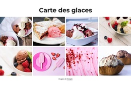 Carte Des Glaces - Page De Destination