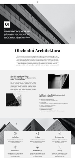 Městská Architektura - Moderní Design Stránek