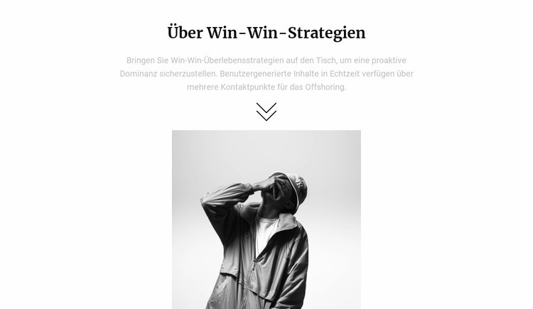 Über unsere Strategie CSS-Vorlage