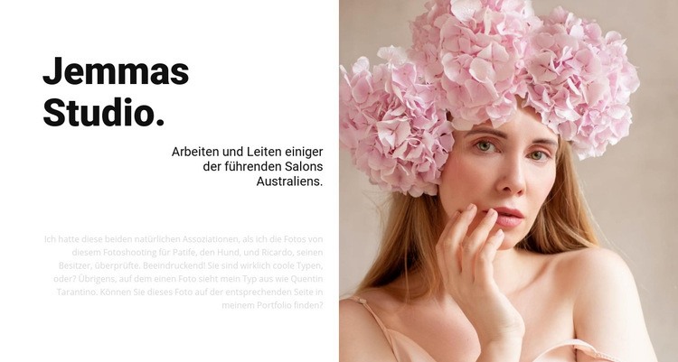 Modeschönheitssalon Website design