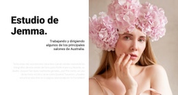 Salón De Belleza De Moda - Plantilla De Sitio Web Gratuita