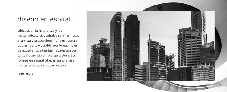 Diseño de edificios especiales Plantilla HTML