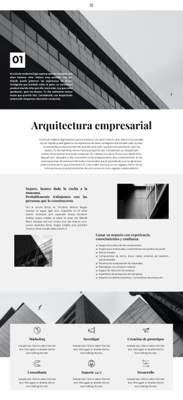 Arquitectura Urbana - Plantilla De Una Página