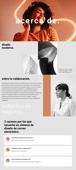 Funcionalidad De Diseño De Tema Para Unión De Artistas Y Arquitectos