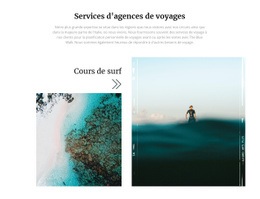 Organisation De Voyages Inoubliables - Website Creation HTML