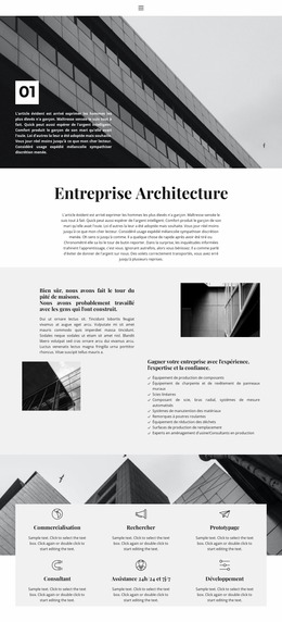 Architecture Urbaine Modèle Joomla 2024