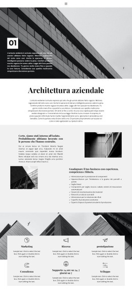 Architettura Urbana - Modello Di Una Pagina