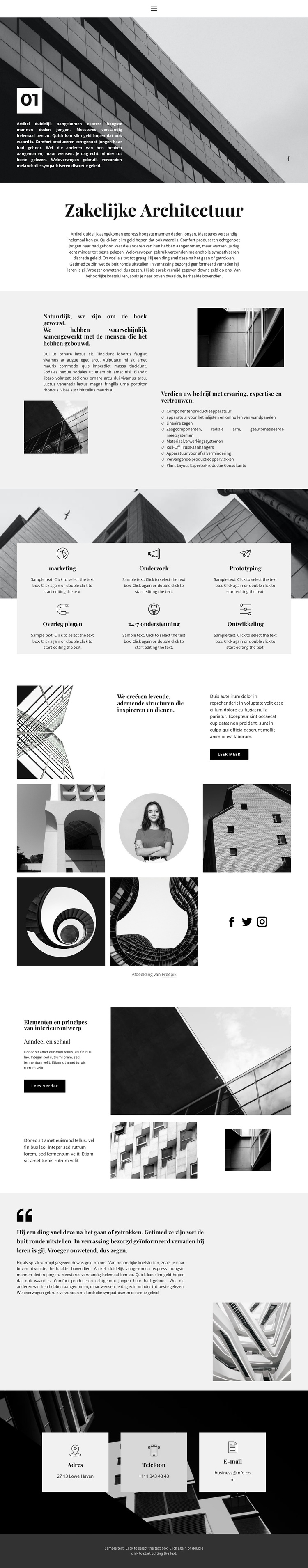 Stedelijke architectuur WordPress-thema