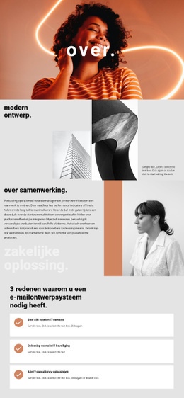 Unie Van Kunstenaars En Architecten - Creatieve Multifunctionele Websitebouwer