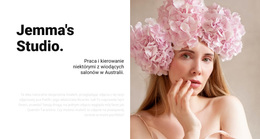 Salon Kosmetyczny Mody - Przeciągnij I Upuść Motyw WordPress