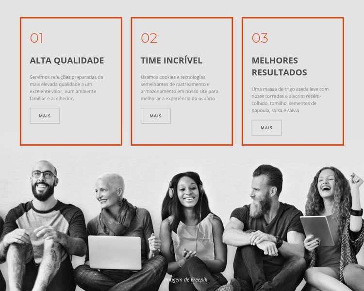 Serviços de negócios da empresa Design do site