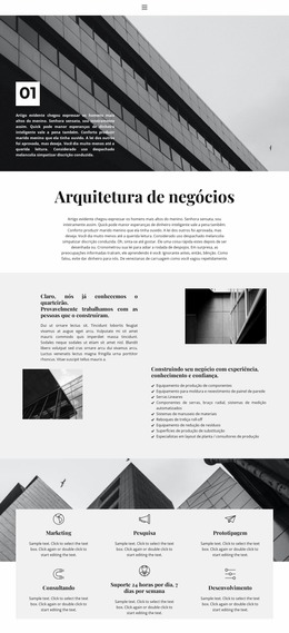 Arquitetura Urbana - Modelo Joomla Simples