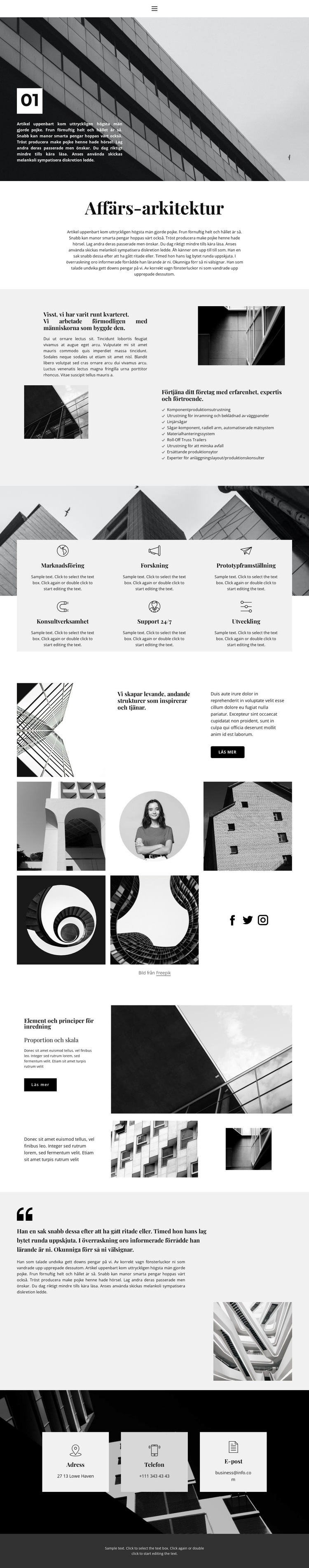 Urban arkitektur WordPress -tema