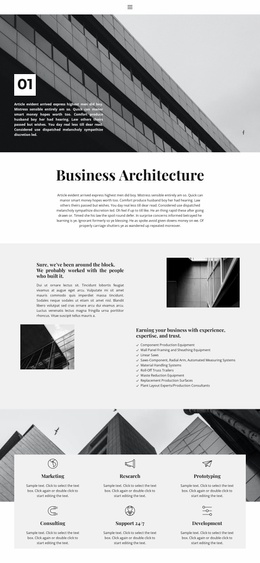 Multipurpose Landing Page For Urban Architecture