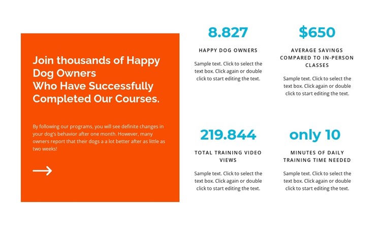 Courses for dog owners CSS Template