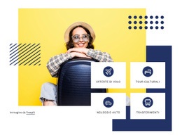 I Pianificatori Di Crociere Viaggiano - Modello Di Sito Web Personale