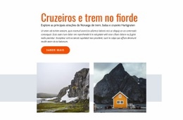 Cruzeiros Nos Fiordes - Build HTML Website