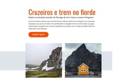 Cruzeiros Nos Fiordes - Tema WordPress Profissional