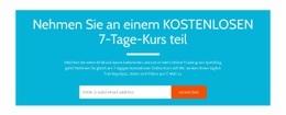 Exklusive HTML5-Vorlage Für Nehmen Sie An Einem Kostenlosen 7-Tage-Kurs Teil