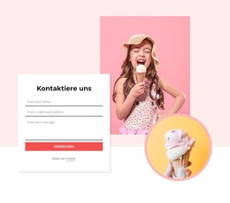 Gebrauchsfertige Joomla-Vorlage Für Kontaktieren Sie Uns Formular Mit Bildern