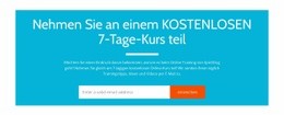 Nehmen Sie An Einem Kostenlosen 7-Tage-Kurs Teil - Fantastische Vorlage Erstellen