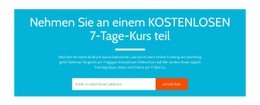 Kreativstes Design Für Nehmen Sie An Einem Kostenlosen 7-Tage-Kurs Teil