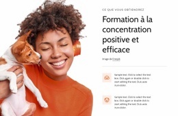 Formation À La Concentration Positive - Meilleure Maquette Gratuite