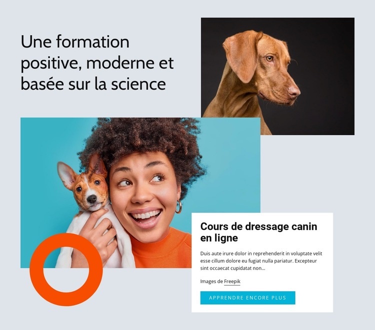 Formation scientifique moderne Page de destination