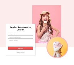 A Legkreatívabb WordPress Téma A Következőhöz: Lépjen Kapcsolatba Velünk Képekkel Ellátott Űrlappal