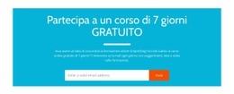 Partecipa A Un Corso Gratuito Di 7 Giorni - HTML Website Creator