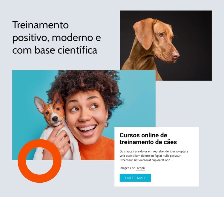 Treinamento moderno baseado em ciência Modelos de construtor de sites