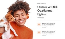 Pozitif Odaklanma Eğitimi - Kişisel Web Sitesi Şablonu