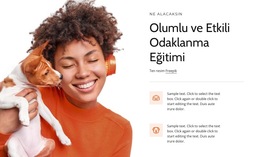 Pozitif Odaklanma Eğitimi - En Iyi Web Sitesi Şablonu