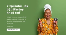 Ohromující Téma WordPress Pro 7 Způsobů, Jak Být Šťastný Hned Teď