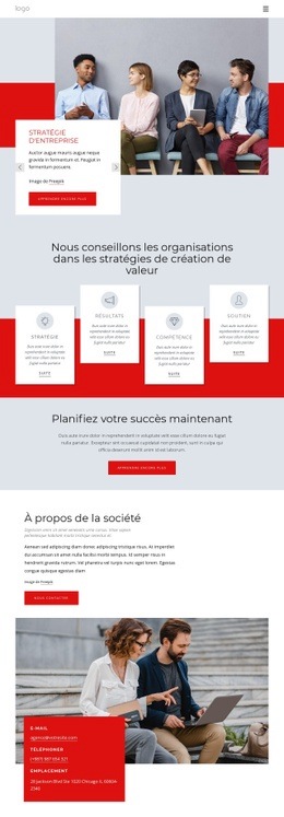 Formations Et Conseils - Maquette De Site Web Gratuite