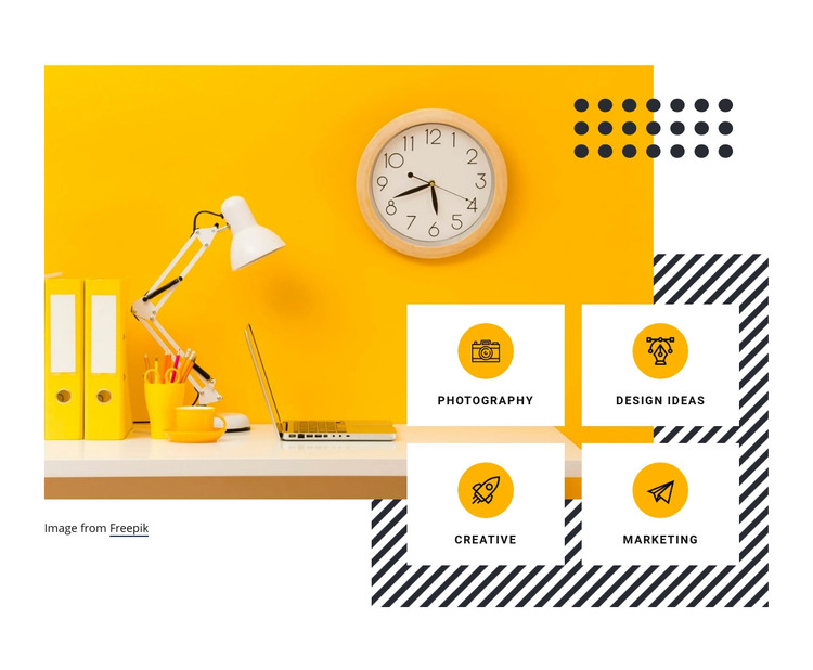 Digital creativity services Homepage Design