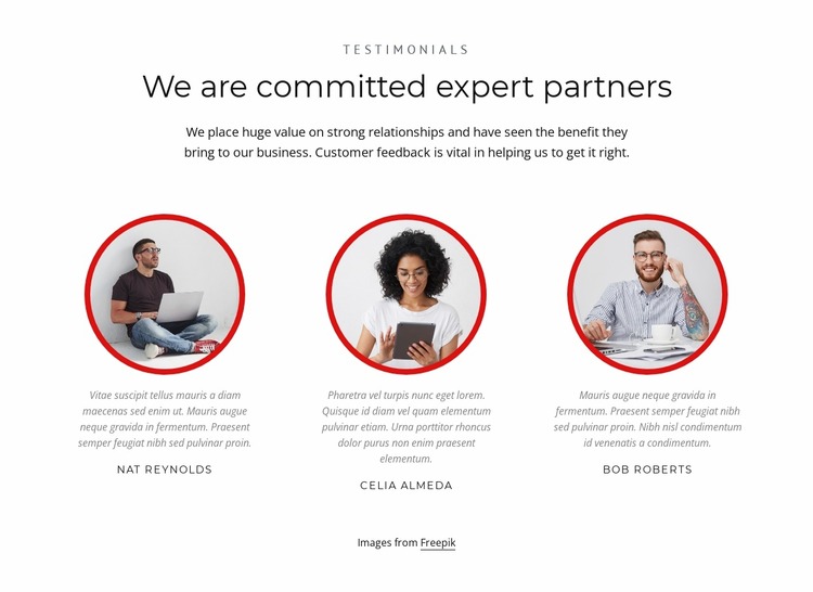 Expert partners Html Website Builder