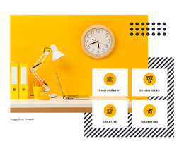 Digital Creativity Services - Modern One Page Template