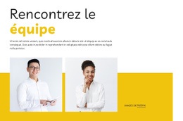 Conception Du Site Pour Rencontrez Notre Équipe Commerciale