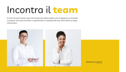 Avvia Il Modello Della Piattaforma Per Incontra Il Nostro Team Aziendale