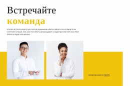 Познакомьтесь С Нашей Деловой Командой – Простой Дизайн