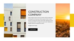 Construction Company Store Template