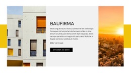 Baufirma - Webpage Editor Free