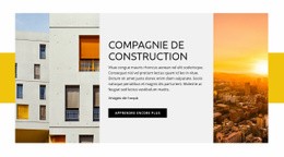 Compagnie De Construction - Conception De Sites Web Professionnels