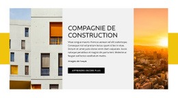 Modèle En Ligne Gratuit Pour Compagnie De Construction