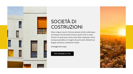Società Di Costruzioni - Modello HTML Reattivo