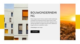 Gratis Online Sjabloon Voor Bouwonderneming