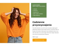 Codzienne Przyzwyczajenia - Nowoczesny Motyw WordPress