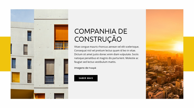 Companhia de construção Template Joomla